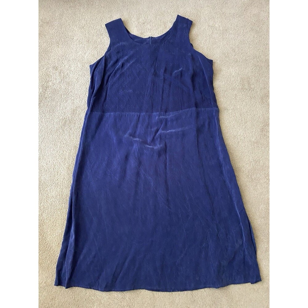 Jeffrey & Dara Vintage 80’s Sleeveless Dark Purple Maxi Dress 100% Rayon Size 20